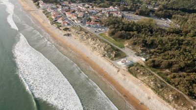 longeville sur mer plage foret