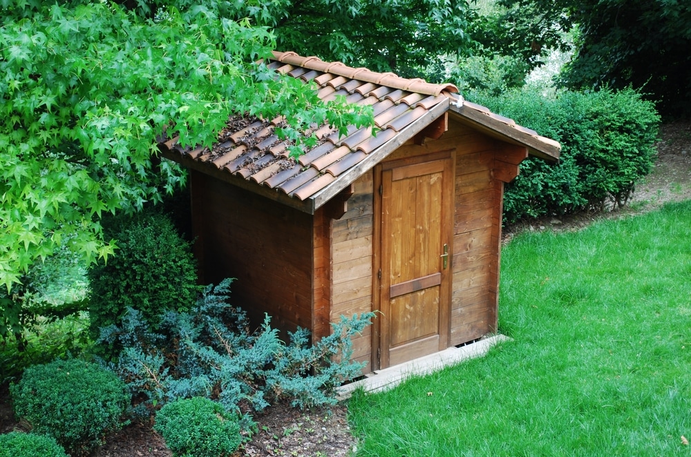 abri de jardin en bois