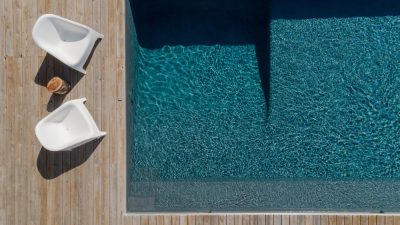 piscine bois enterre moderne
