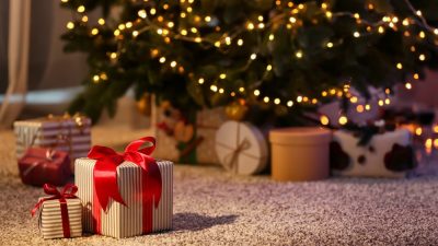 cadeaux emballes noel