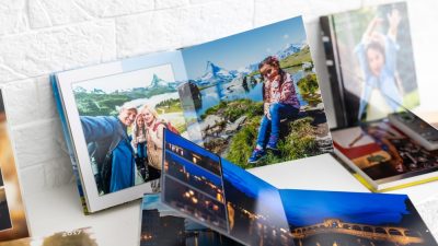 livre photos de differents formats
