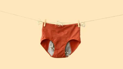 culotte menstruelle sechage
