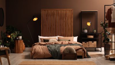 chambre design bois naturel