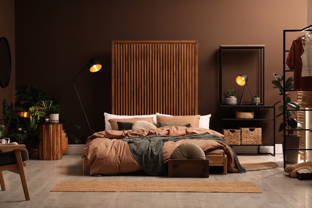 chambre design bois naturel