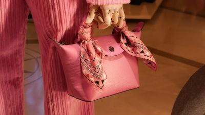 sac longchamp rose