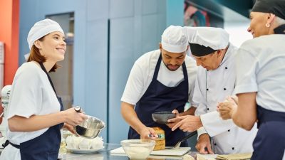 chef avec apprenti