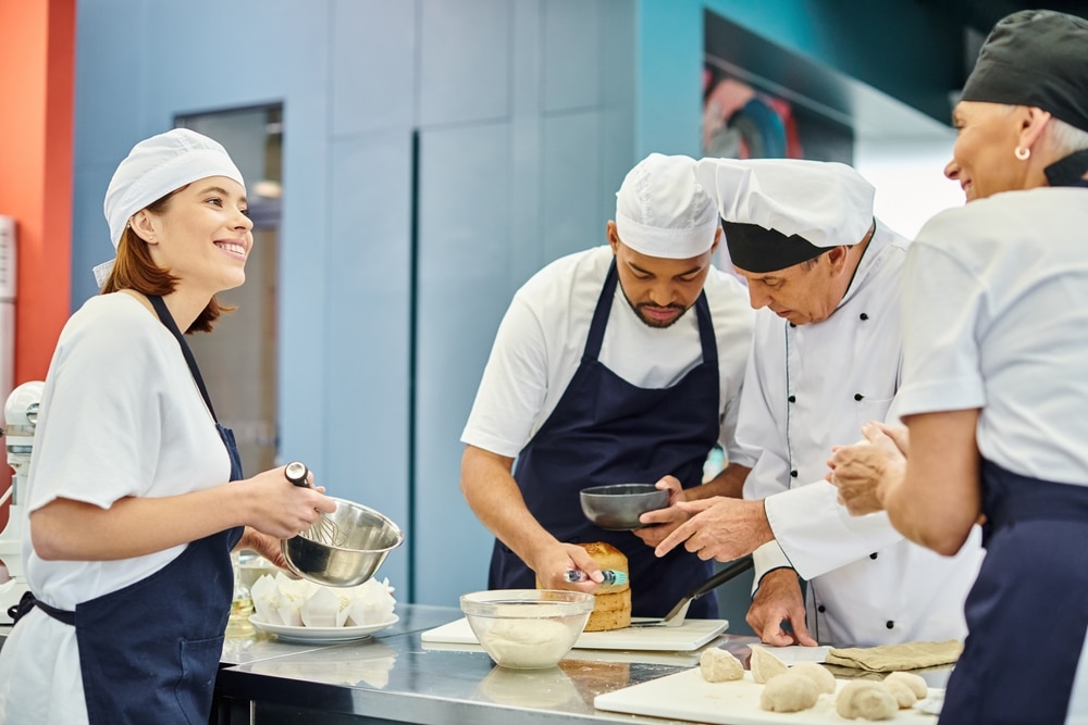 chef avec apprenti